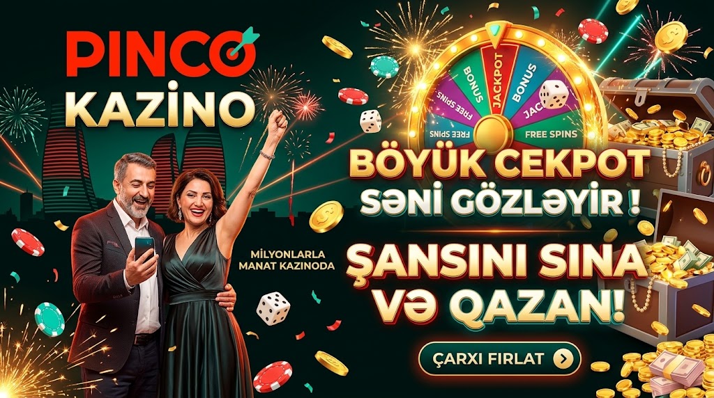 Pinco casino böyük cekpot və slotlar